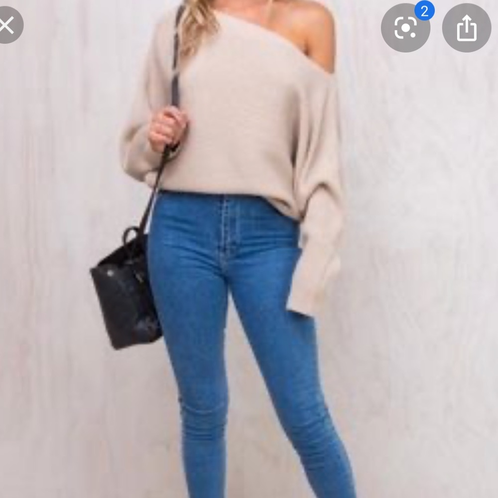 Princess Polly Off-the-shoulder sweater